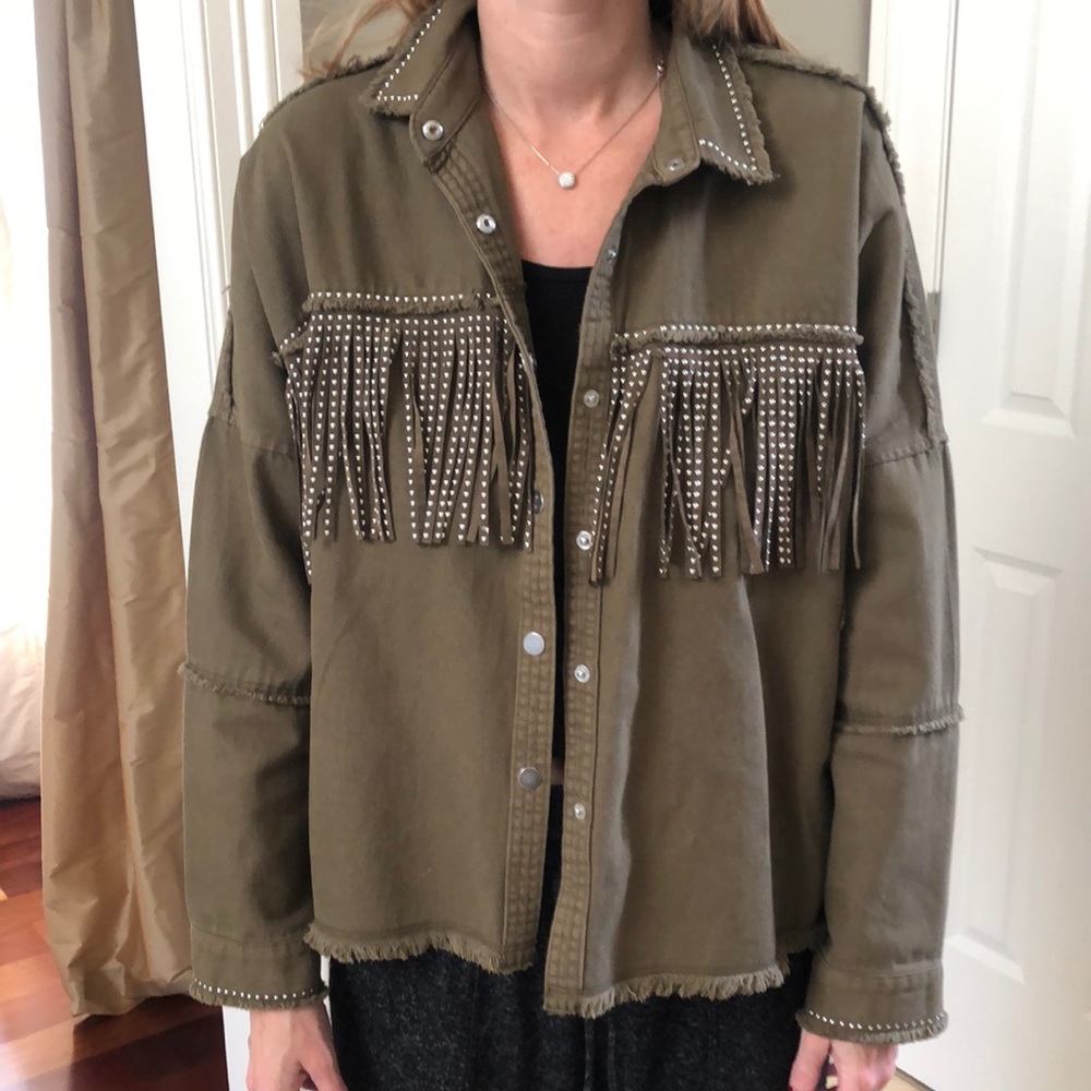 Zara shirt jacket